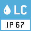 IP67 ochrana proti prachu a stříkající vodě
