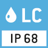  IP68 ochrana proti prachu a stříkající vodě