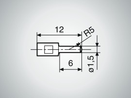 Image pro obrázek produktu 16 Eei2 měř. doteky D=1,5mm pro vnitřní měření